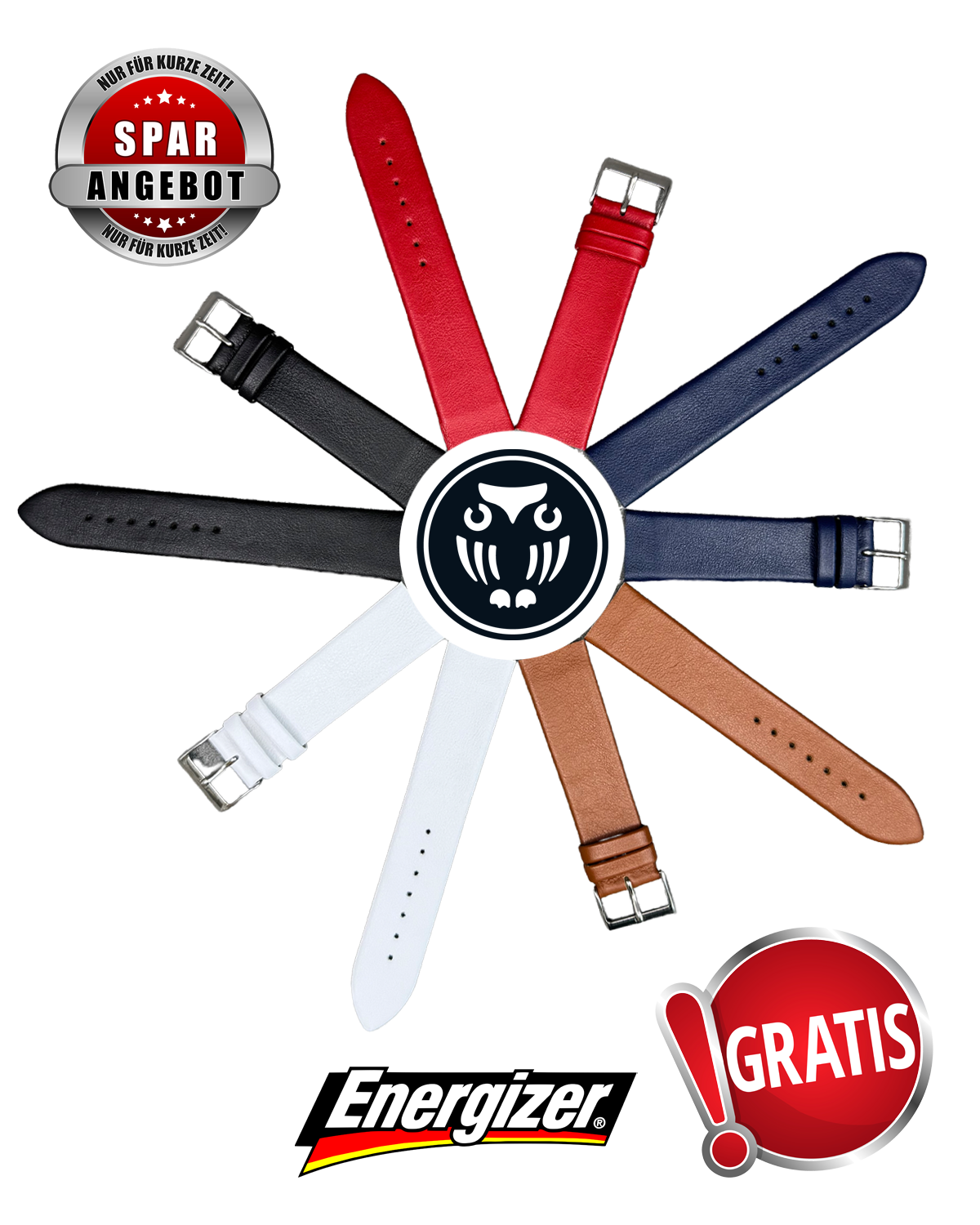 Angebot - NAPPA DESIGN - mit GRATIS Batterien